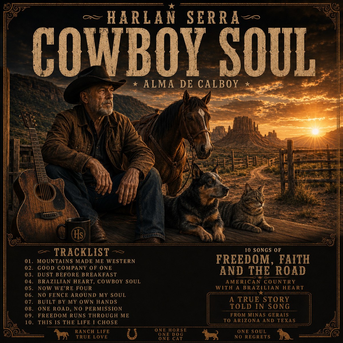 Capa do álbum Cowboy Soul, de Harlan Serra